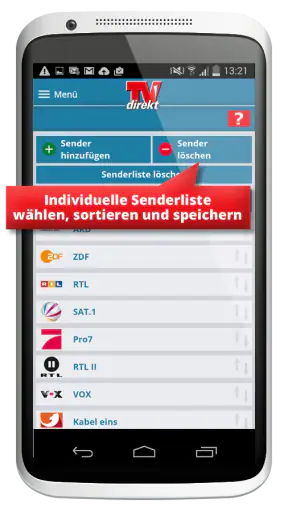 TVdirekt – Fernsehprogramm screenshot