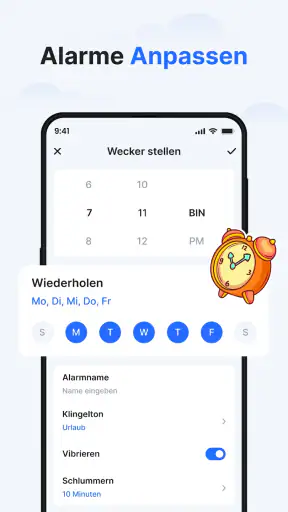 Uhr – Einfacher Wecker screenshot