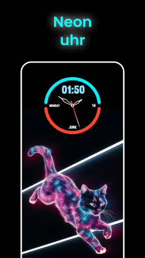 Uhr Live Wallpaper - Stylish screenshot