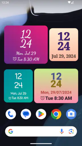 Uhr-Widget screenshot