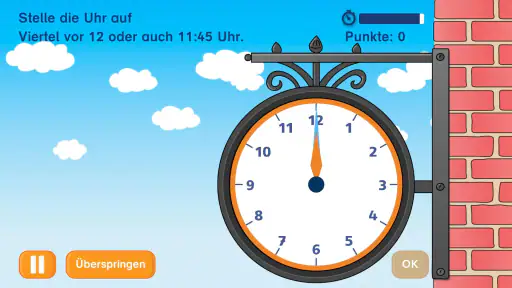 Uhrzeiten trainieren screenshot