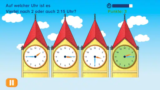 Uhrzeiten trainieren screenshot