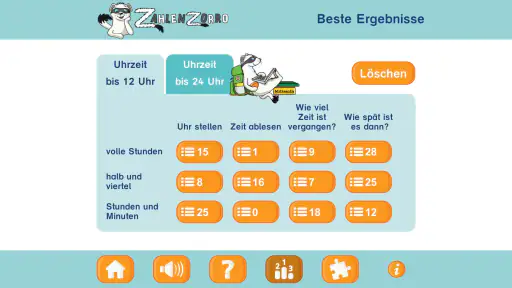 Uhrzeiten trainieren screenshot
