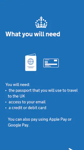 UK ETA screenshot
