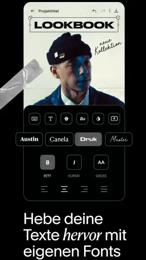 Unfold: Video- und Foto-Editor screenshot