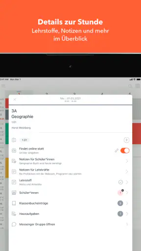 Untis Mobile screenshot