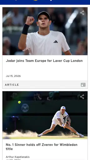 US Open Tennis Championships screenshot