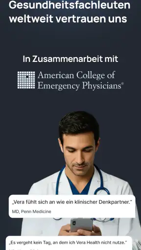 Vera Health: KI für Ärzte screenshot