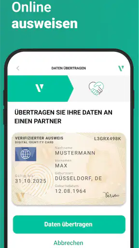 Verimi ID-Wallet screenshot
