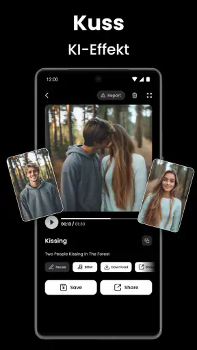 Video KI - Umarmung & Kuss screenshot