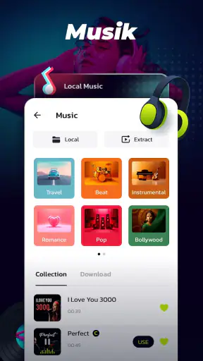 Video Maker mit Musik, Foto screenshot