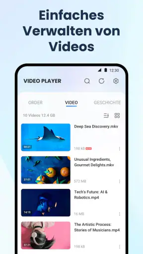 Video Player für alle Formate screenshot