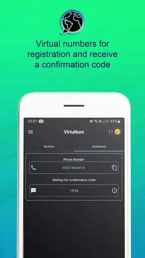 VirtuNum - Virtuelle Nummer screenshot