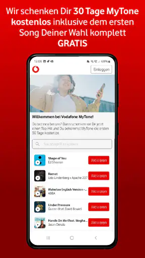 Vodafone MyTone screenshot