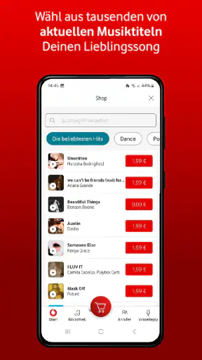 Vodafone MyTone screenshot