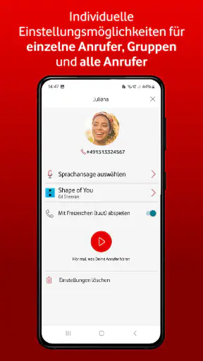 Vodafone MyTone screenshot