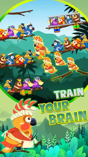 Vogel Sortieren 2: Farbpuzzle screenshot