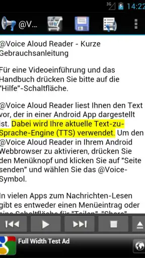 @Voice Aloud Reader screenshot