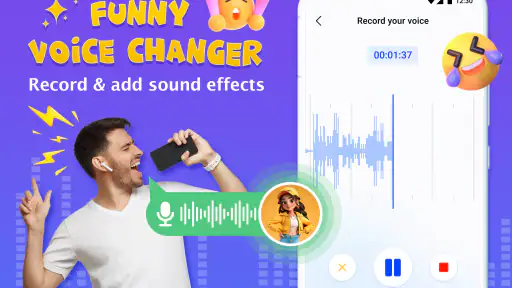 Voice Changer AI, Sound Effect screenshot