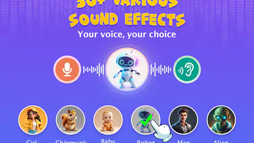 Voice Changer AI, Sound Effect screenshot