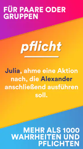 Wahrheit oder Pflicht - Spiel screenshot
