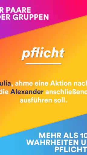 Wahrheit oder Pflicht - Spiel screenshot