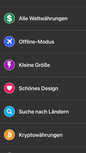Währungsrechner - Wechselkurs screenshot