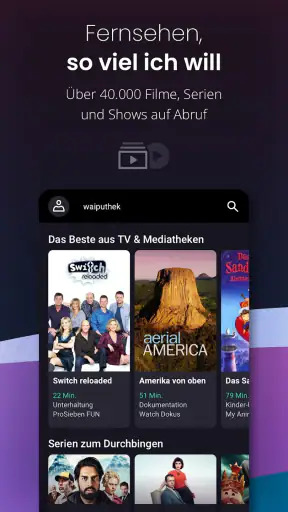 waipu.tv – Live TV-Streaming screenshot