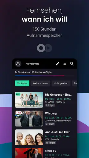 waipu.tv – Live TV-Streaming screenshot