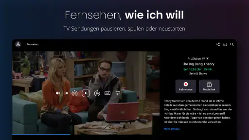 waipu.tv – Live TV-Streaming screenshot