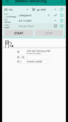 Wallbox-Steuerung für E-Autos screenshot