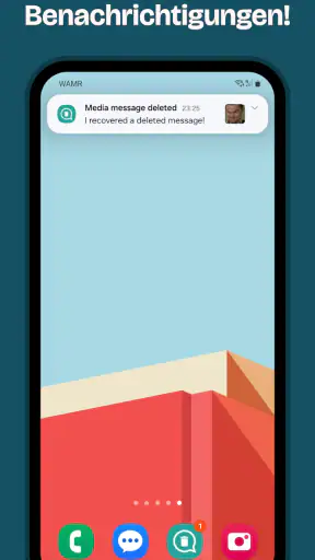 WAMR: gelöschte Nachrichten screenshot