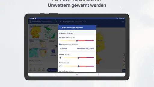 WarnWetter screenshot
