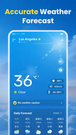 Wettervorhersage: Live Alerts screenshot