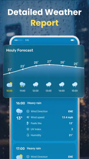 Wettervorhersage: Live Alerts screenshot