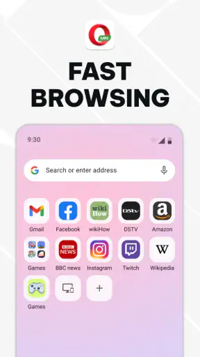 Webbrowser Opera Mini screenshot