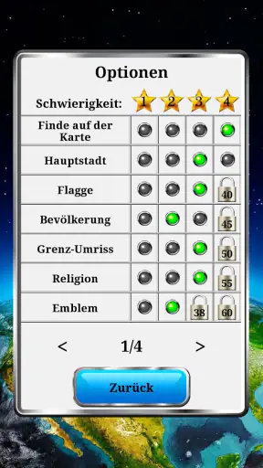 Welt Geographie - Quiz-Spiel screenshot
