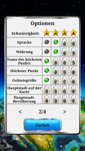 Welt Geographie - Quiz-Spiel screenshot
