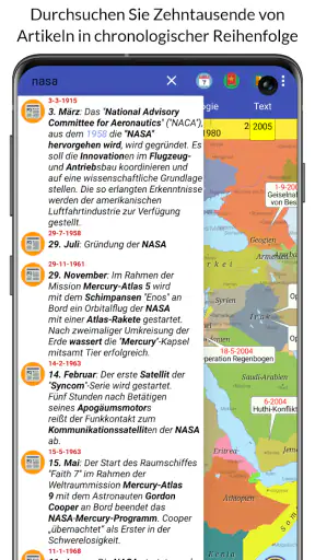 Weltgeschichte Atlas screenshot