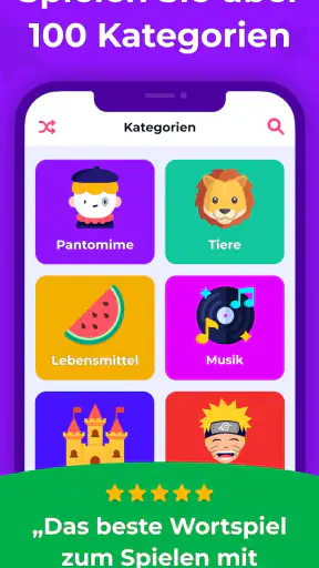 Wer Bin Ich Scharade: Guess Up screenshot