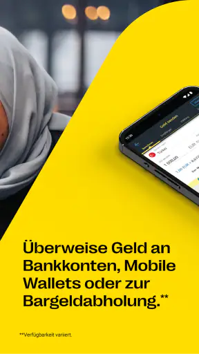Western Union Geldtransfer screenshot