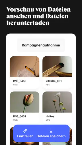WeTransfer screenshot