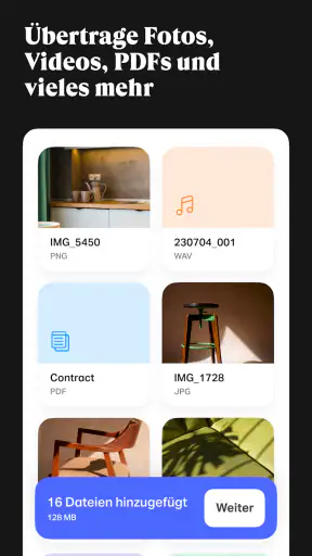 WeTransfer screenshot
