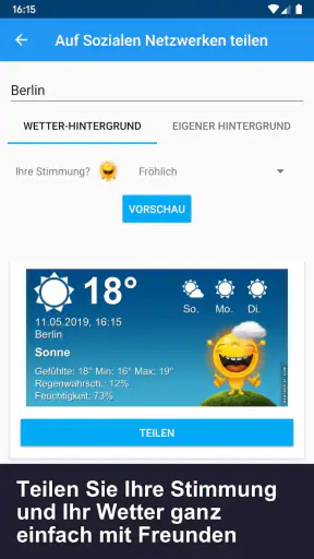 Wetter Deutschland XL PRO screenshot