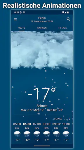 Wetter: Heiterer Himmel screenshot