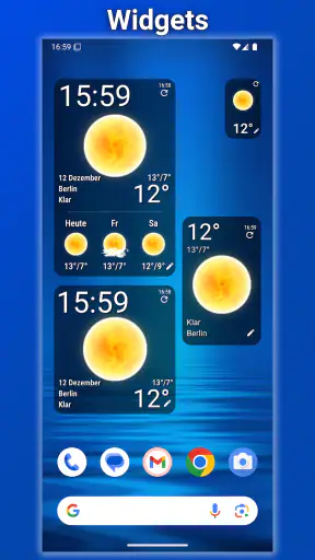 Wetter: Heiterer Himmel screenshot