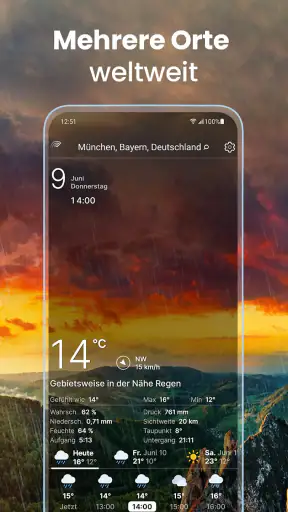 Wetter live screenshot