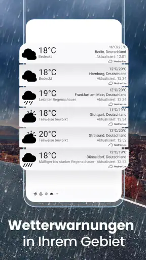Wetter live screenshot