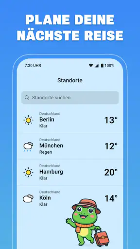 WetterFrosch: Wettervorhersage screenshot