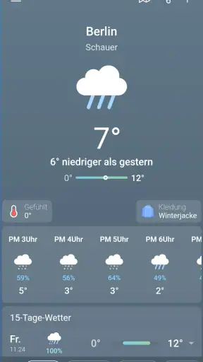 Wetter & Regen - Weather Sky screenshot